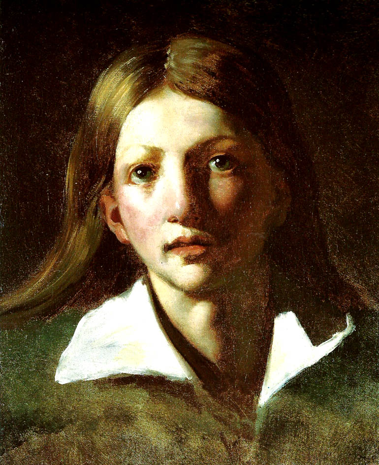 Theodore   Gericault tete de jeune homme